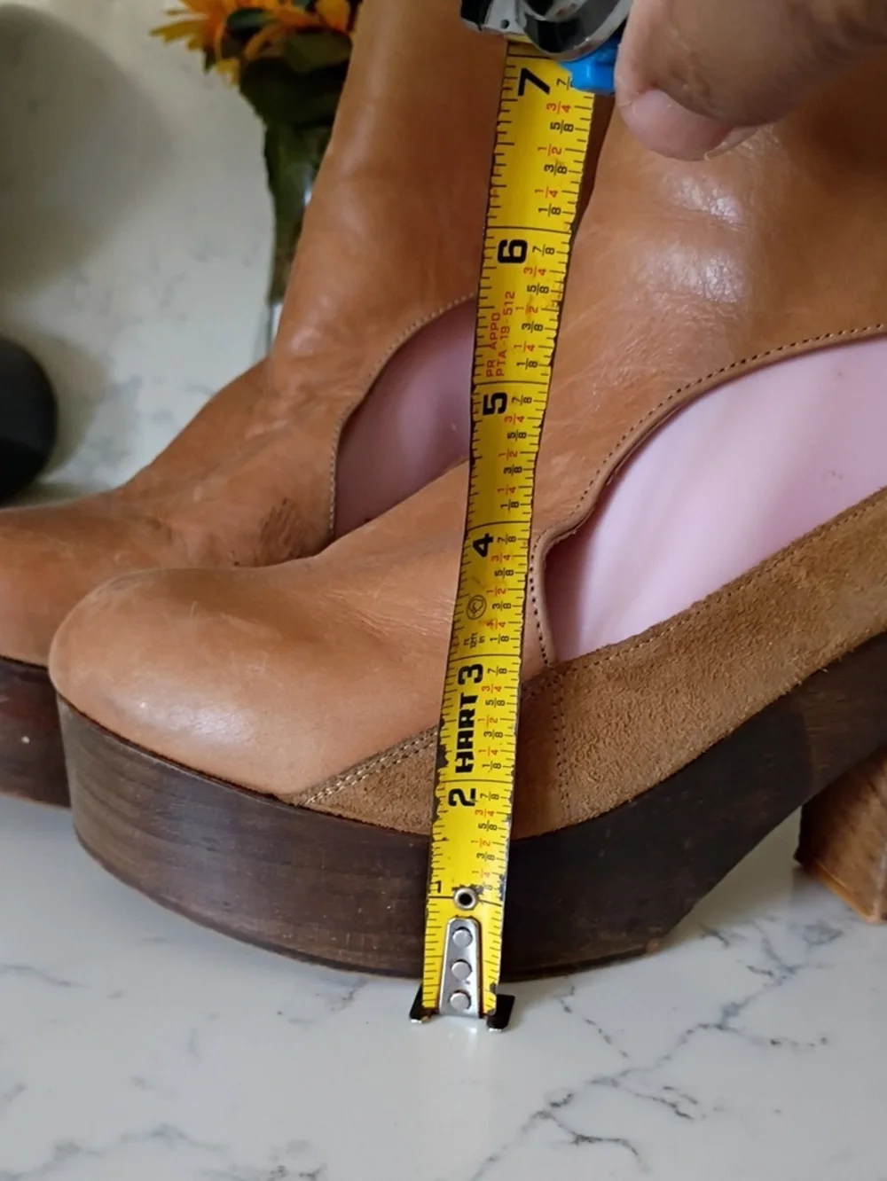 Free People Women’s Platform Ankle Boots in Light Brown